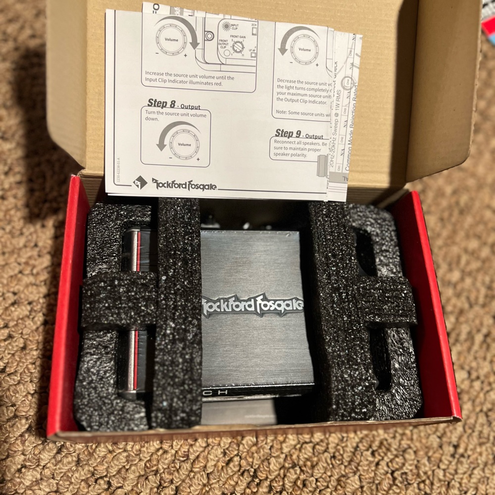Rockford fosgate amplifier